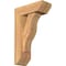 Ekena Millwork Funston Slat Smooth Bracket w/ Offset Brace, Western Red Cedar, 5 1/2"W x 14"D x 22"H BKT0604X14X22FST06SWR - alternate 1